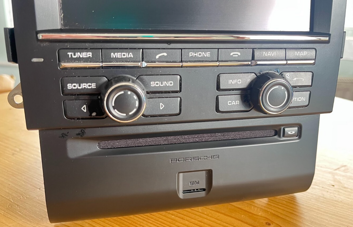 Porsche Macan 95B DVD PCM 3.1 9644 Bordcomputer 95B035884AE EU model ORIGINAL gebraucht - Navigation – Produktansicht 3