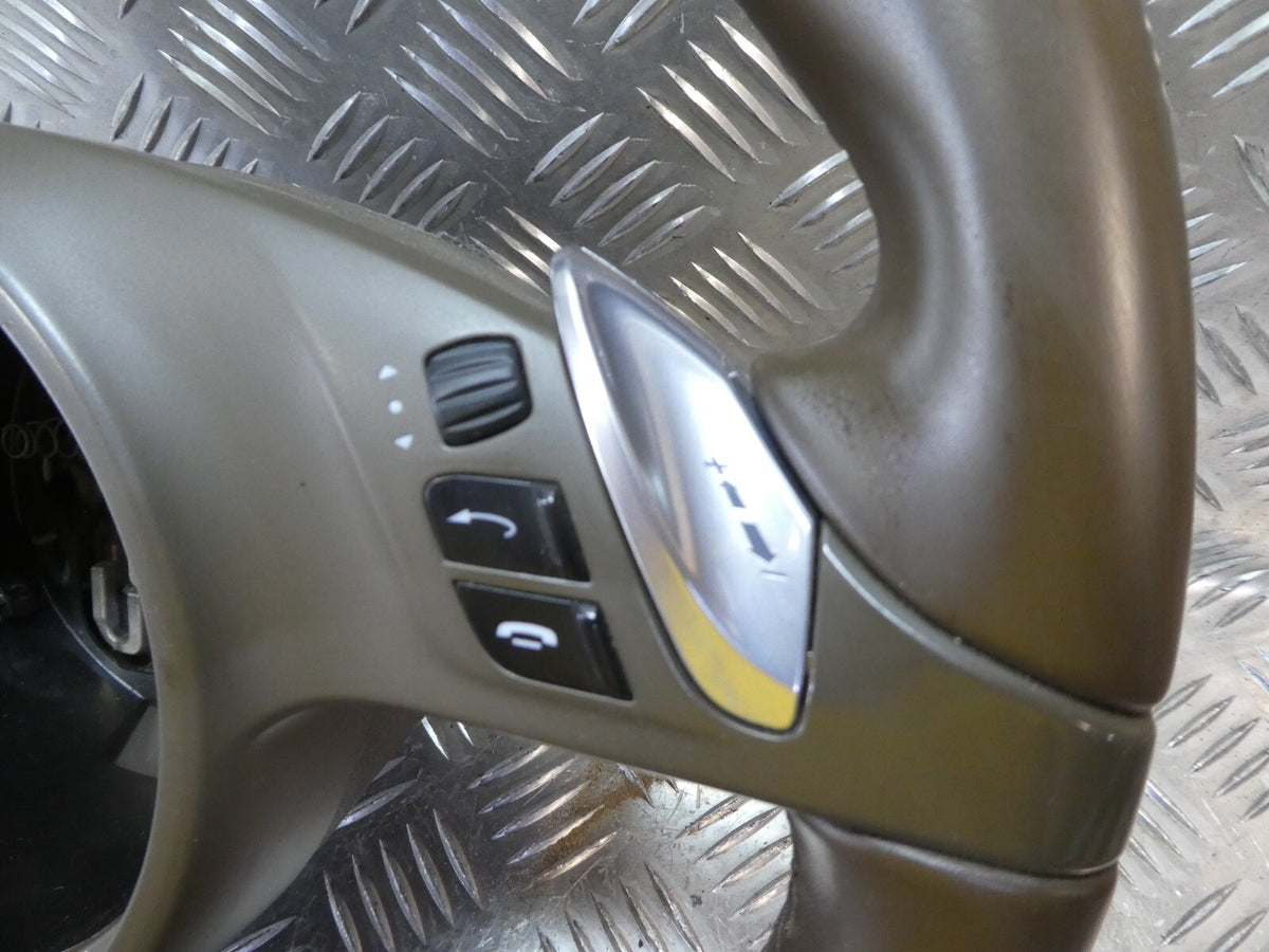 Porsche Cayenne 92A Leder Lenkrad Braun Umbra DE1 ORIGINAL gebraucht - 7PP419091AD – Produktansicht 4