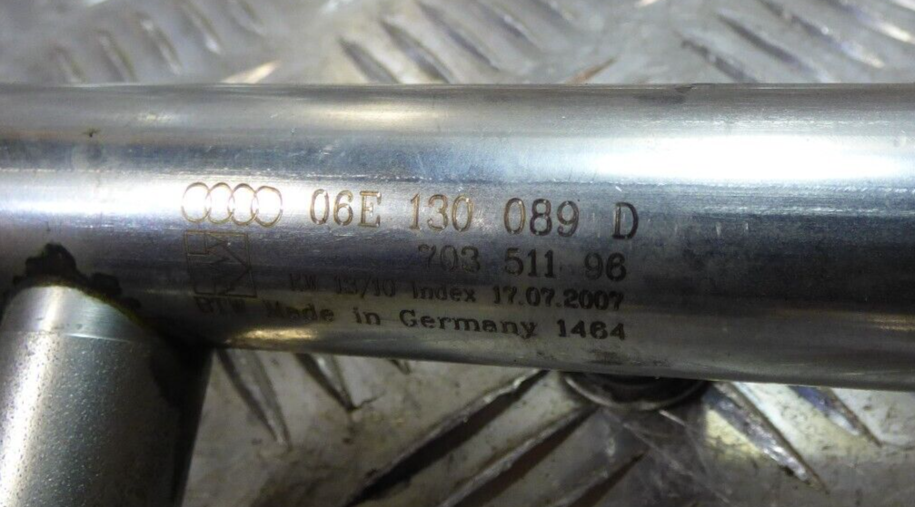 Porsche Cayenne 92A 3.0 Hybrid links Railrohr 06E130089D ORIGINAL gebraucht - Kraftstoffverteiler – Produktansicht 3