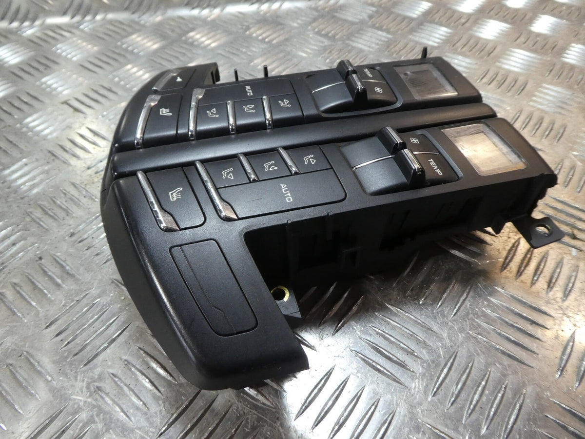 Porsche Cayenne 92A Bedieneinheit hinten Fond 7P5907049G ORIGINAL gebraucht - Klimabedienteil – Produktansicht 3