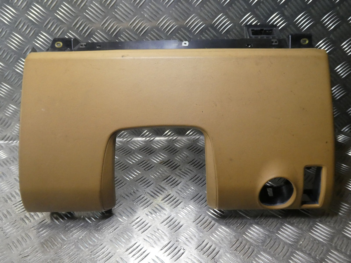 Porsche Cayenne 92A Lenksäule links Cognac Leder 7P5858903D 7F0 ORIGINAL gebraucht - Verkleidung – Produktansicht 1