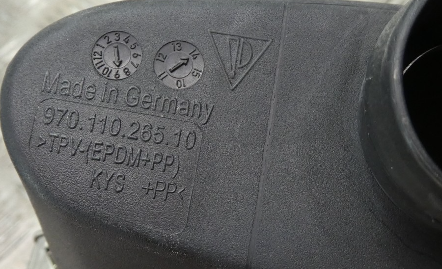 Porsche Panamera 3.0 E-Hybrid Luft ansaugrohr ORIGINAL gebraucht - 97011026510 – Produktansicht 2