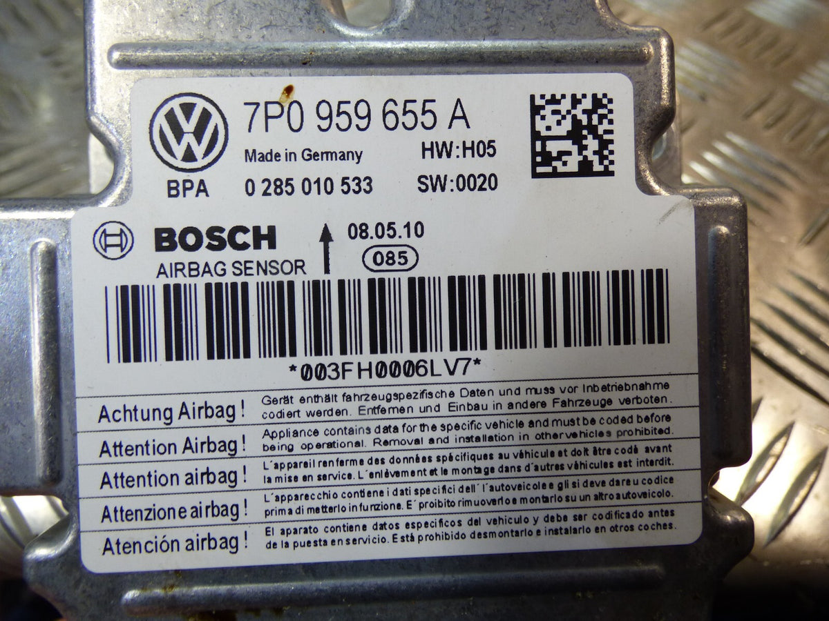 Porsche Cayenne 92A 3.0 S Airbagsteuergerät Airbag Module ORIGINAL gebraucht - 7P0959655A – Produktansicht 2