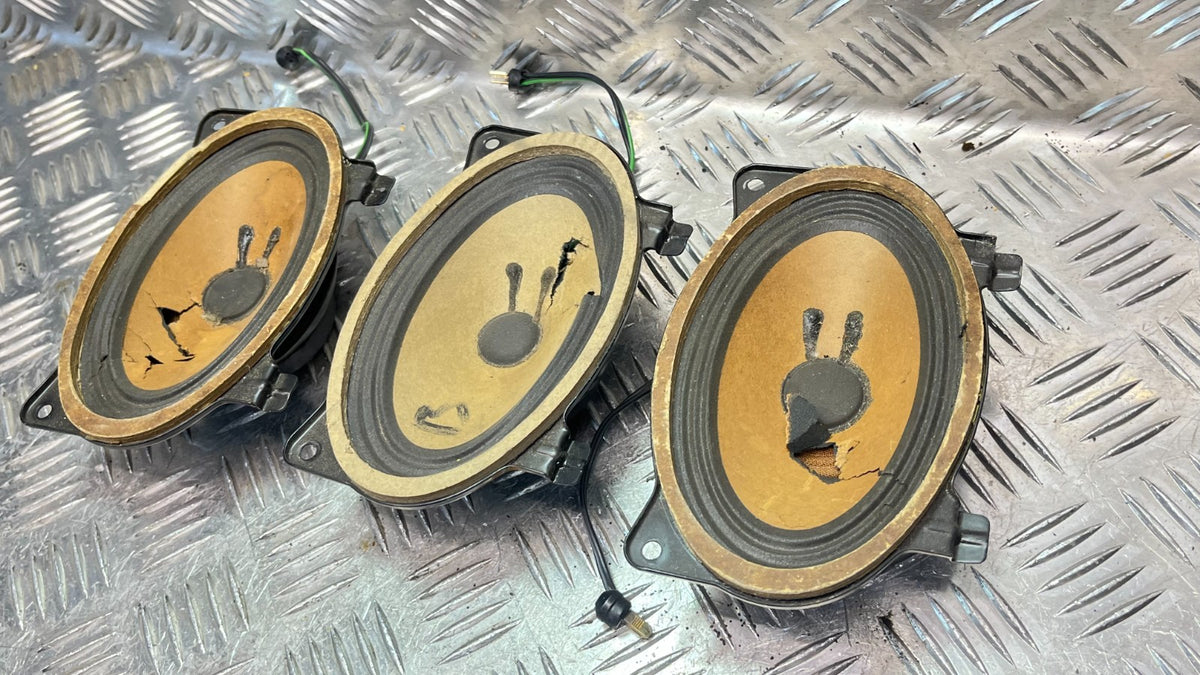 Mercedes-Benz C126 W126 Lautsprecher vorne 3 stück gerissene Membran ORIGINAL gebraucht - 0008205502 – Produktansicht 2