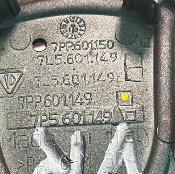 Porsche Boxster 981 911 Radnabendeckel Nabendeckel Grau 7L5601149E ORIGINAL gebraucht - Panamera – Produktansicht 2