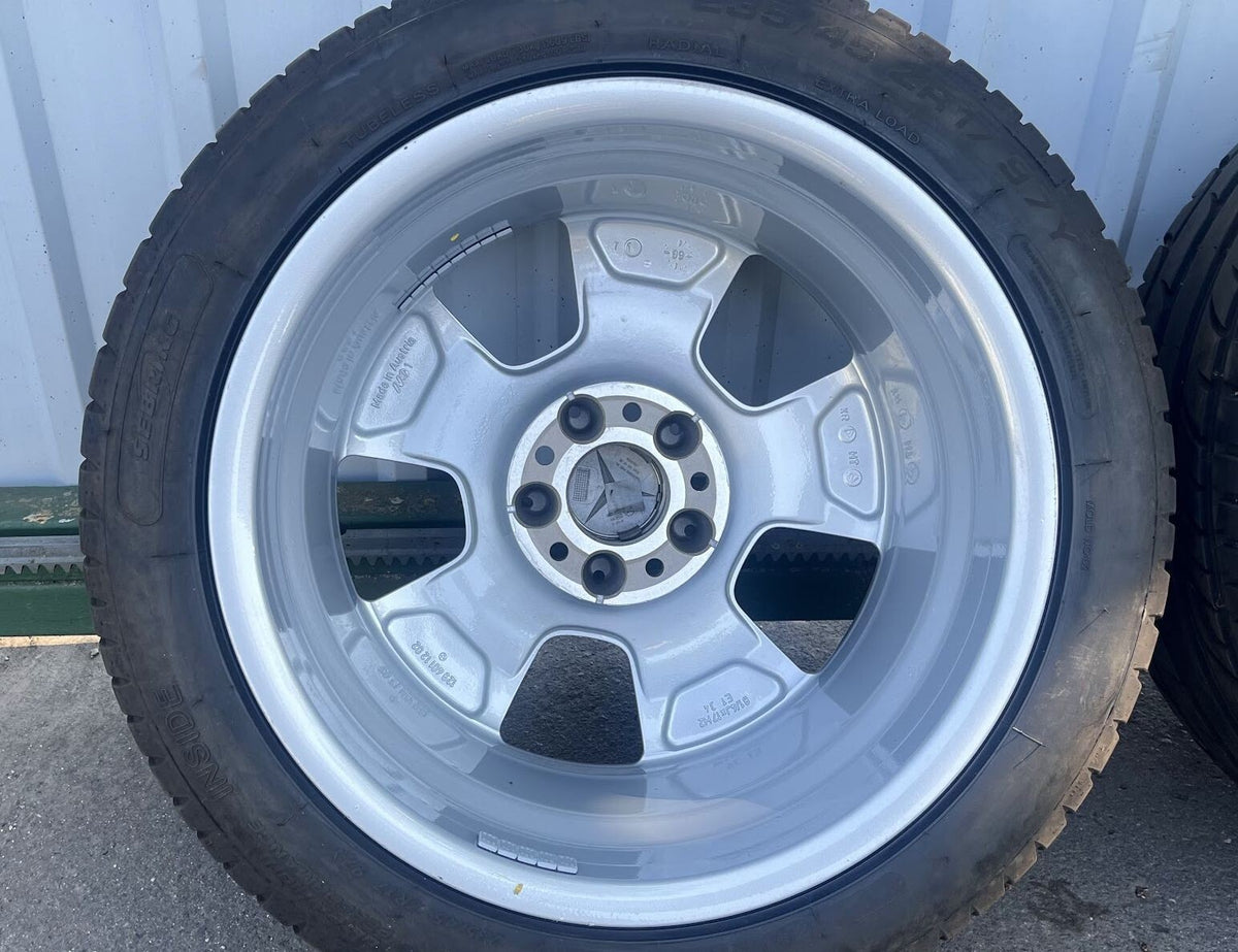 4 x ORIGINAL MERCEDES-BENZ SL R129 ALBALI ALUFELGEN mit Sommereifen gebraucht - 1294011202 – Produktansicht 16