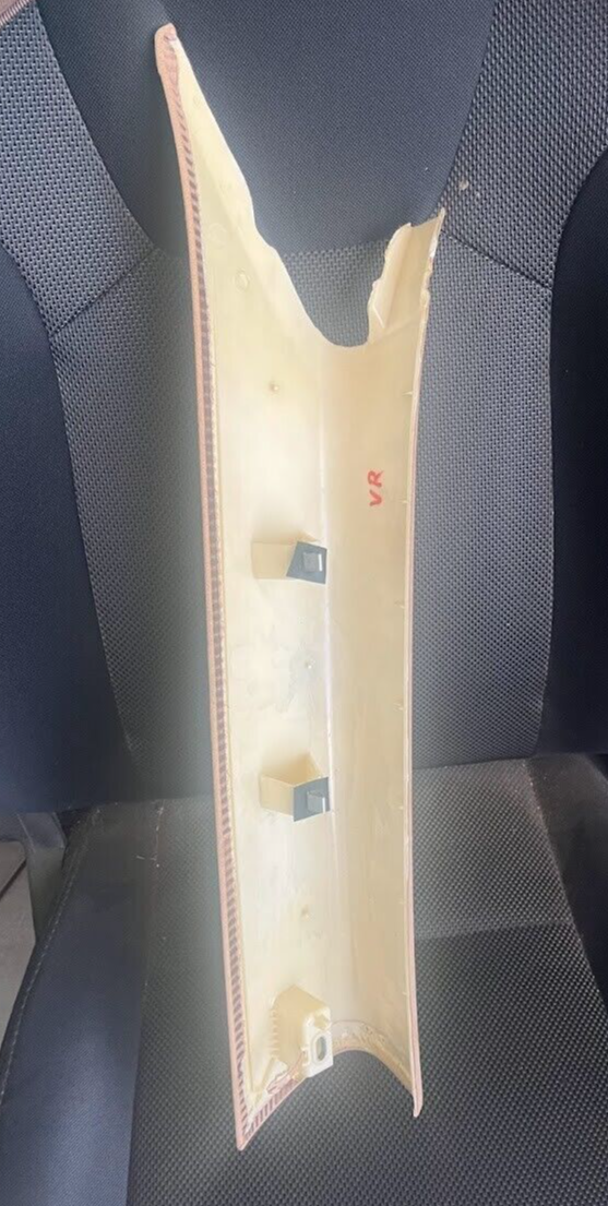 Porsche PANAMERA 970 Alcantara Verkleidung A-Säule beige vorne rechts ORIGINAL gebraucht - 970555180 – Produktansicht 3